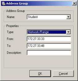 Окно создания группы IP-адресов